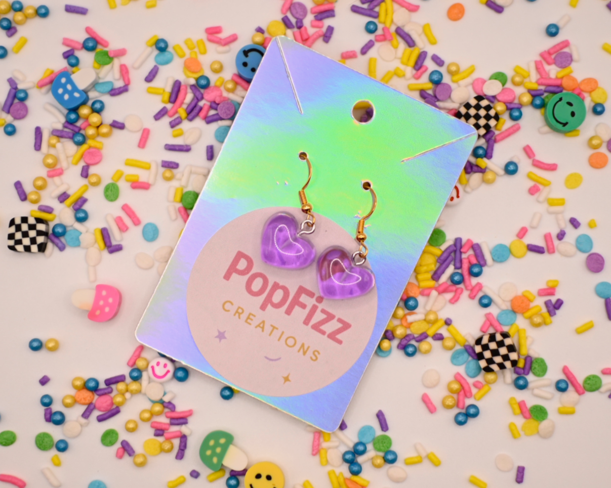Heart Pop – Light Purple